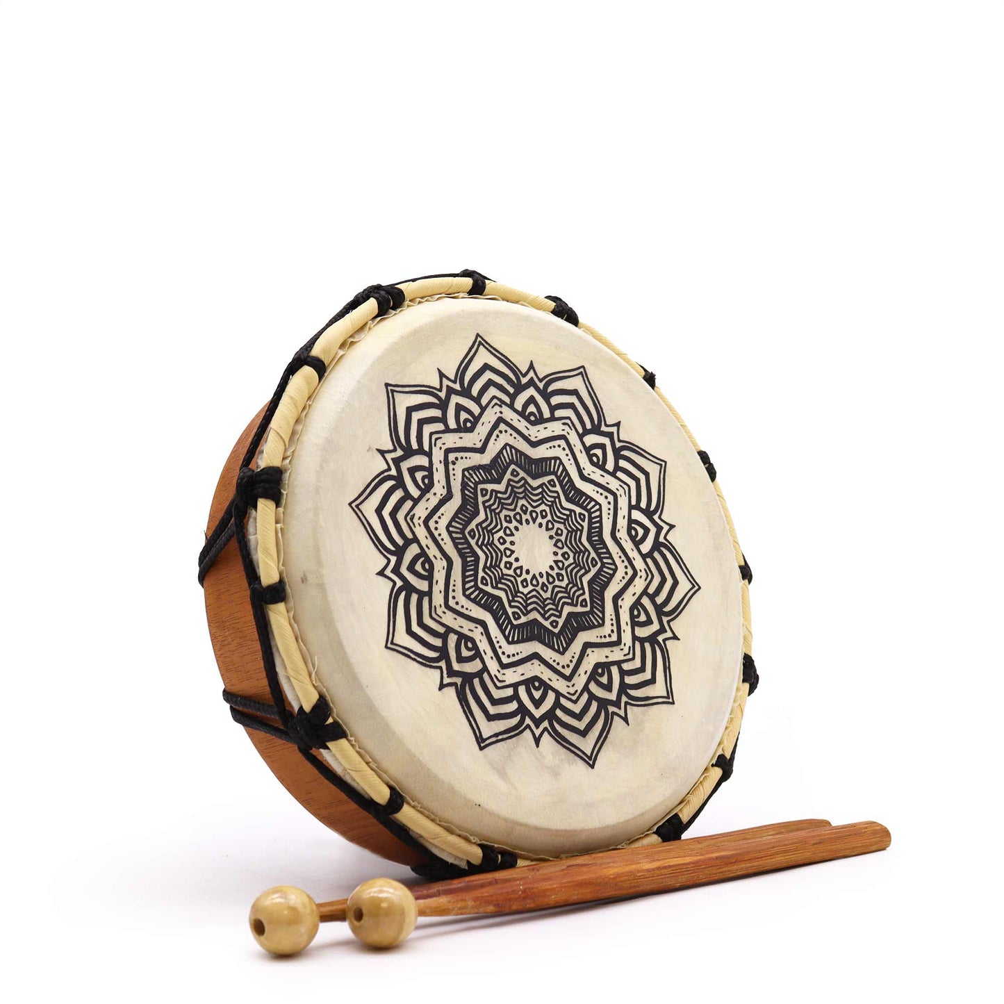 Mandala Shamanic Drum with Sticks