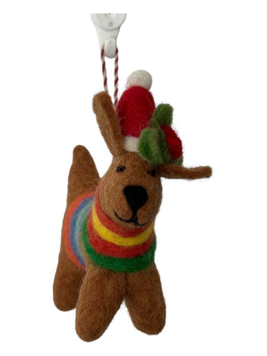 Rudy the Reindeer – Felt Christmas Decoration