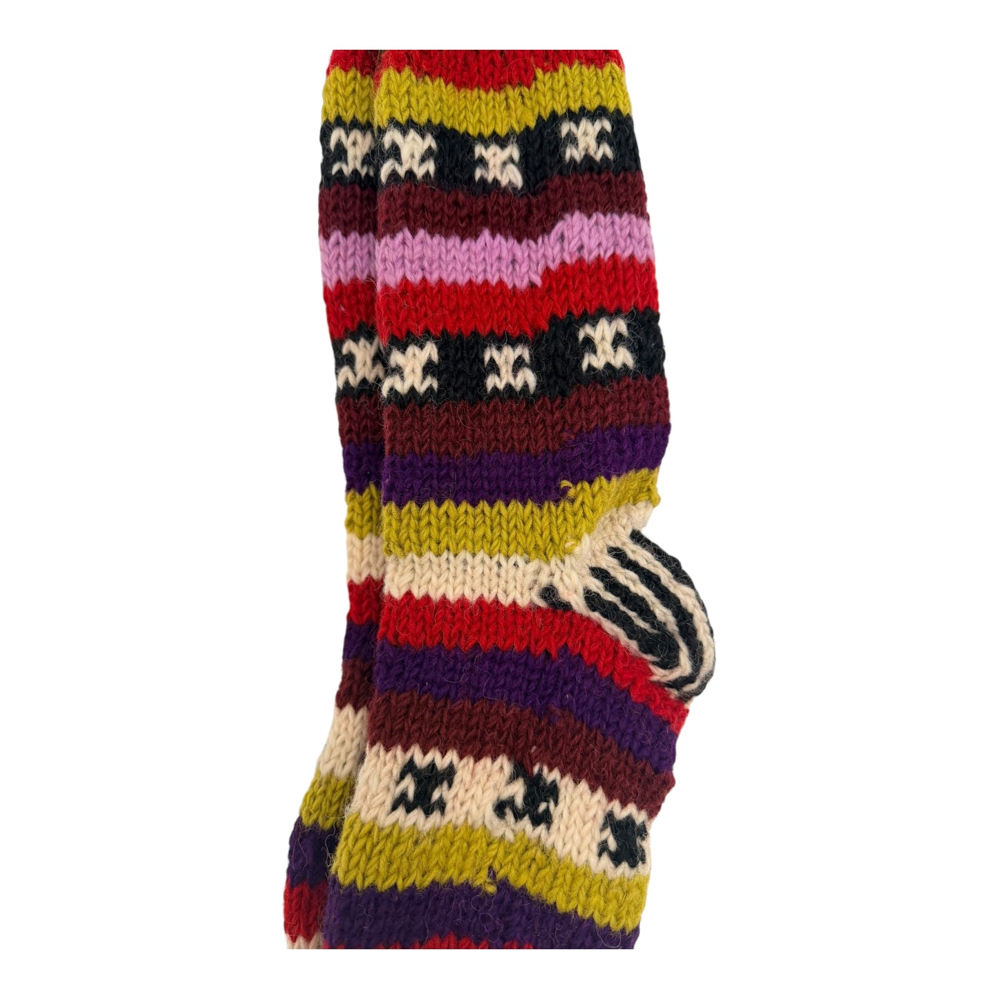 Handmade Organic Wool Socks - Unisex Fleece-Lined
