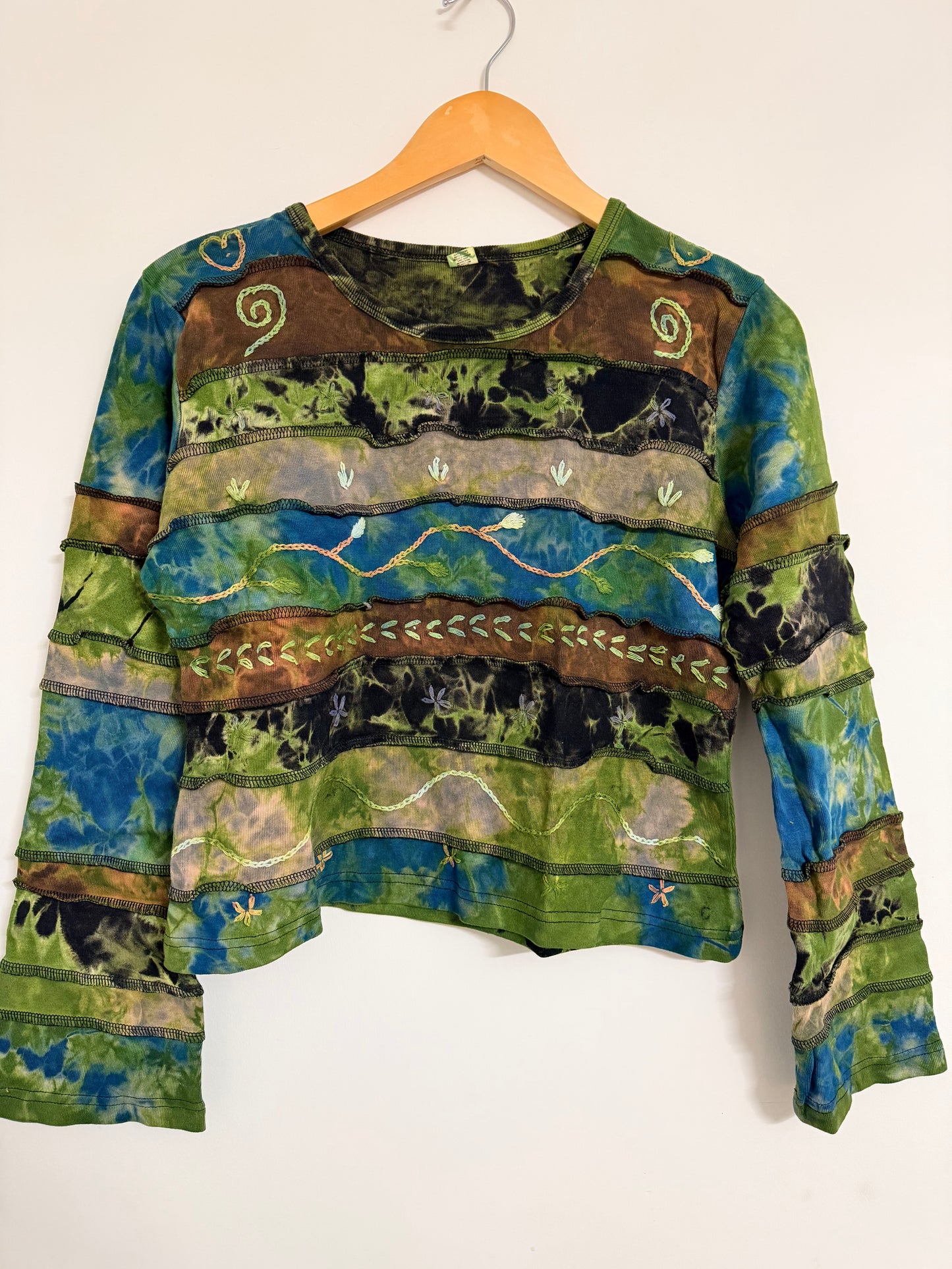Handmade Organic Cotton Boho Crop Top