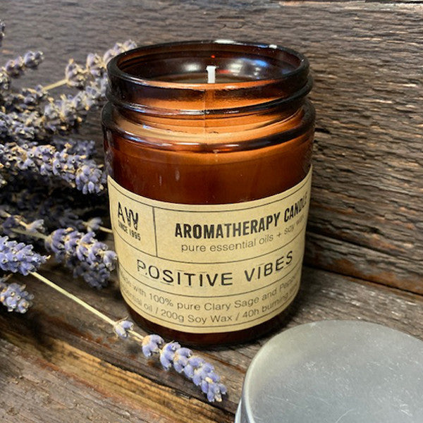 Aromatherapy  Soy Candle - Positive Vibes