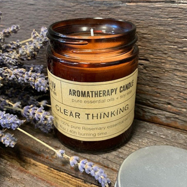 Aromatherapy  Soy  Candle - Clear Thinking