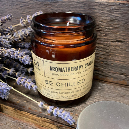 Aromatherapy Soy Candle - Be Chilled