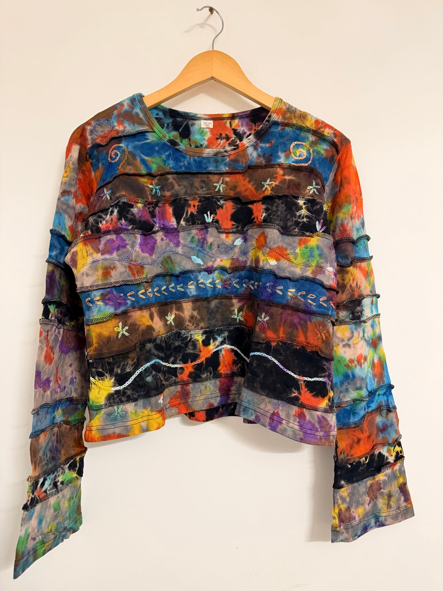 Handmade Organic Cotton Boho Crop Top