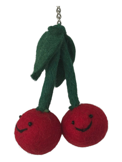 Cherry Bliss – Felt Fruit Decoration