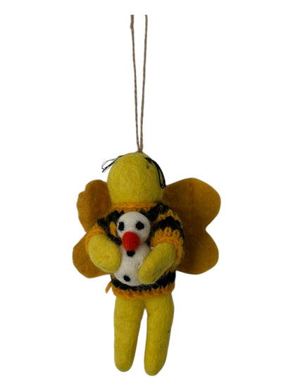 Bertie the Bee – Felt Ornament