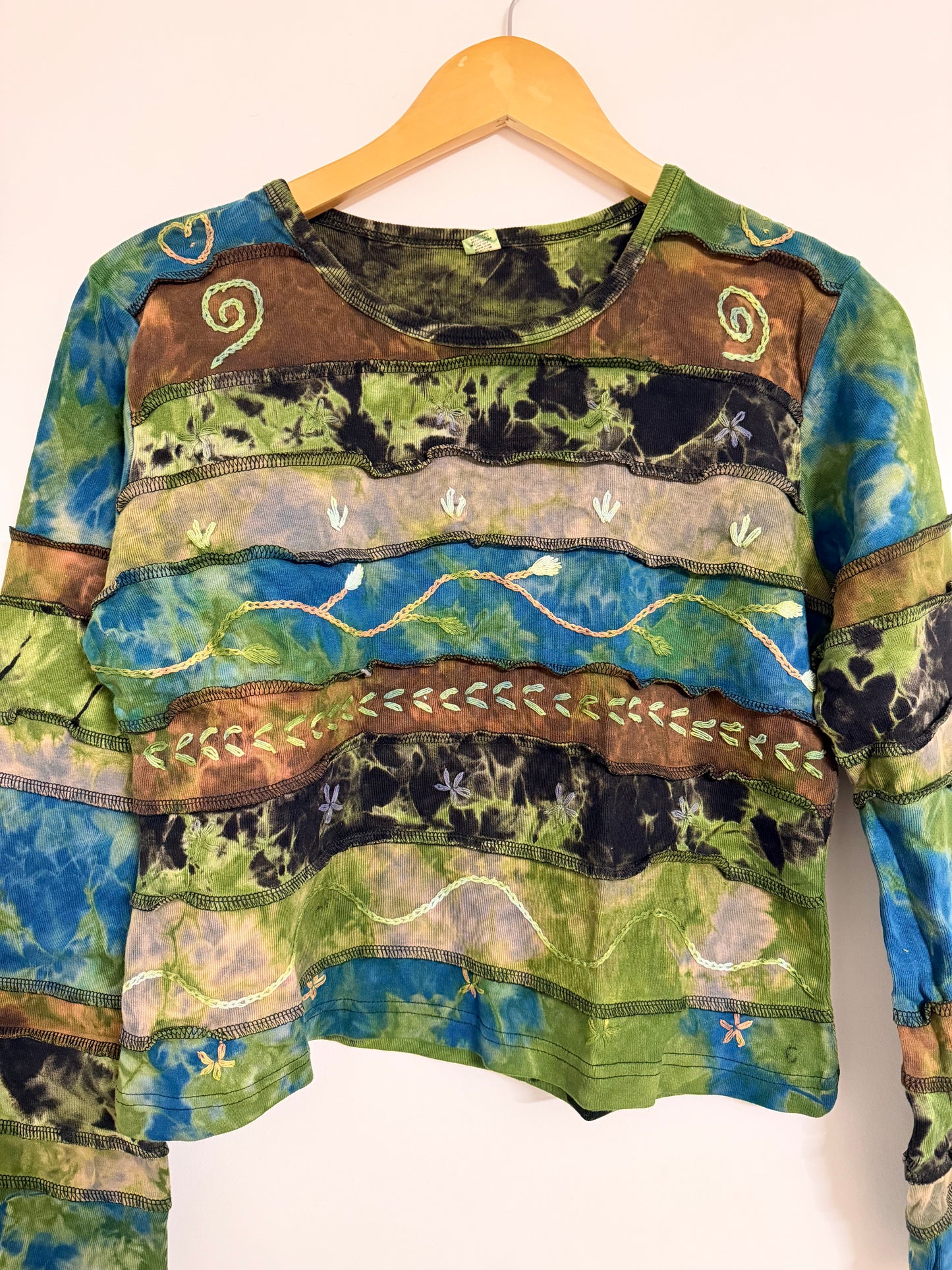 Handmade Organic Cotton Boho Crop Top