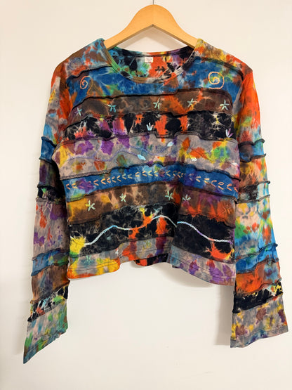 Handmade Organic Cotton Boho Crop Top