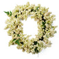 Artificial Hanging White Berry Wreath (55cm)