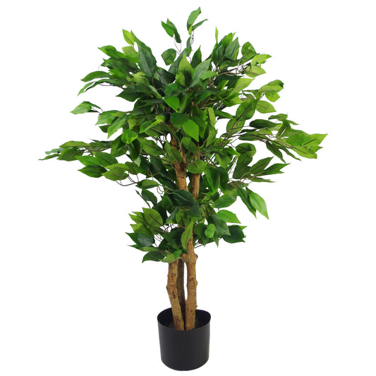 Artificial Evergreen Ficus Tree (90cm)