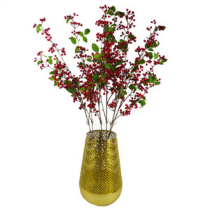 80cm Artificial Red Christmas Berry Spray (6 pieces)