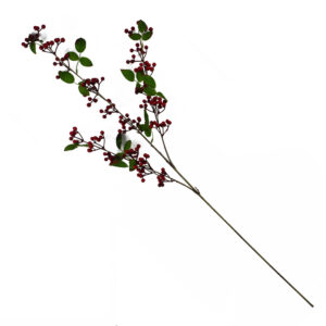 80cm Artificial Red Christmas Berry Spray (6 pieces)