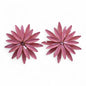 Soft Pink - Vintage Glass - Flowers - Earrings