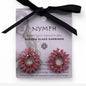 Soft Pink - Vintage Glass - Loop - Earrings