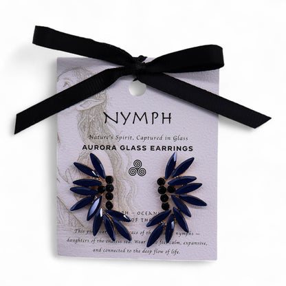 Royal Blue - Vintage Glass - Faries - Earrings
