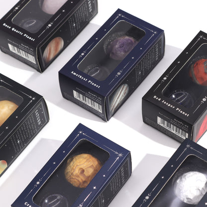 Ametyst Planet on a Sola Goldstone Stand (JUPITER)