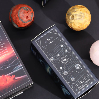 Ametyst Planet on a Sola Goldstone Stand (JUPITER)