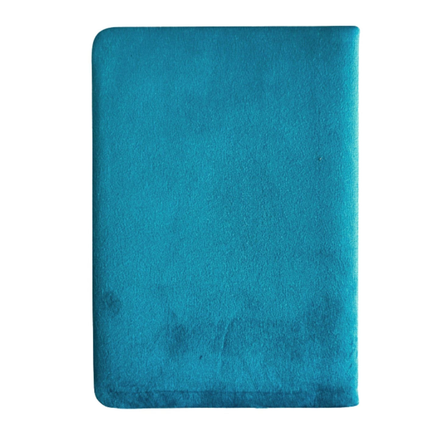 Light Blue Velvet Notebook - 80 pages - Embrace The Journey