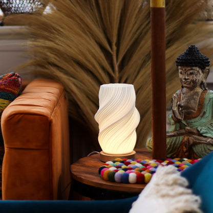 New Wave Lamp - USB - 3 settings - Cloud Twisted