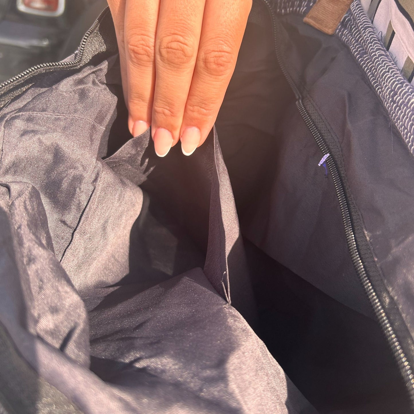 Recycled Big Rug Shoulder Bag - Shades of Dusk