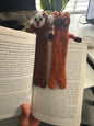 Handmade Organic Wool Animal Bookmark | Giraffe, Dog, Cat & Bear