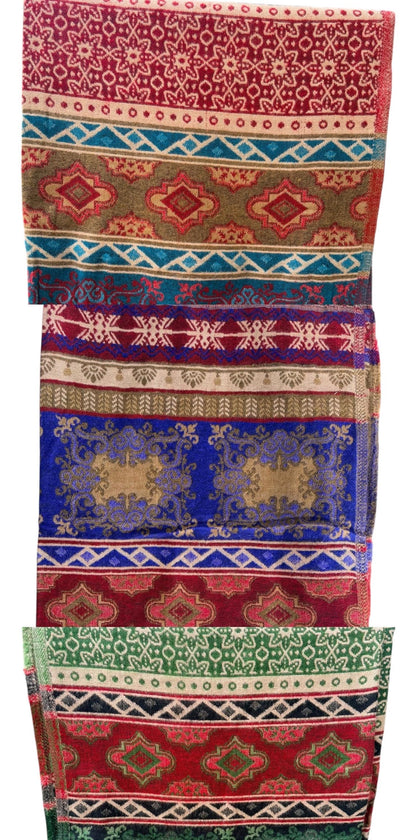 Vegan Cashmelion Blanket Scarf | Oversized Boho Shawl with Tassels