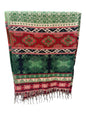 Vegan Cashmelion Blanket Scarf | Oversized Boho Shawl with Tassels