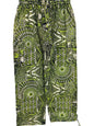 Geometric Cotton Harem Pants | Handmade Nepal Boho Trousers