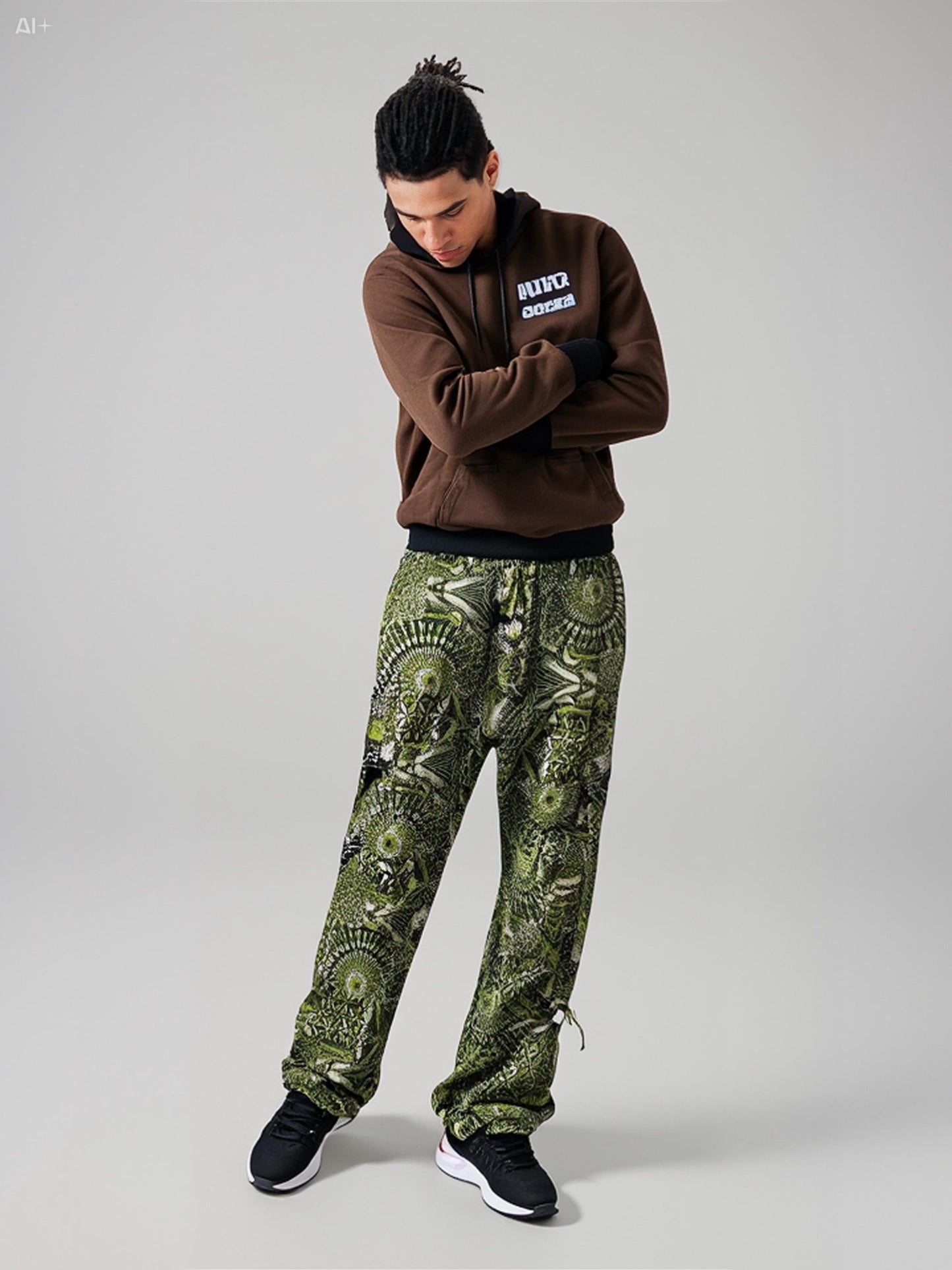 Geometric Cotton Harem Pants | Handmade Nepal Boho Trousers