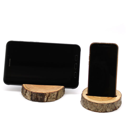 Log Phone Holder