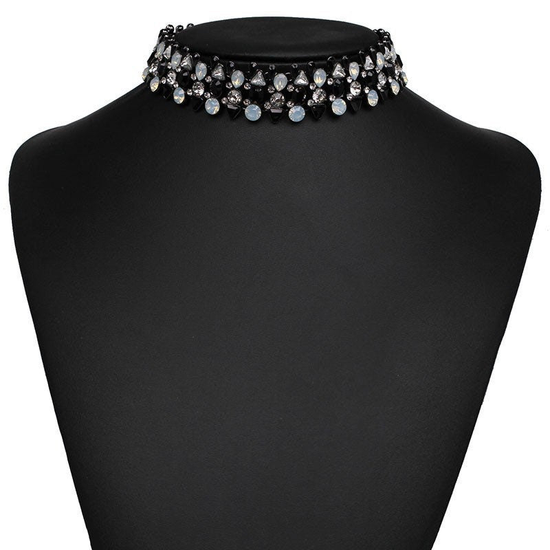 Crystal Rhinestone Choker - Ideal for Christmas & Wedding Gifts