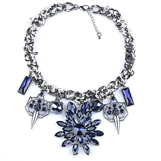 Rhinestone Statement Necklace (Fine Jewellery)