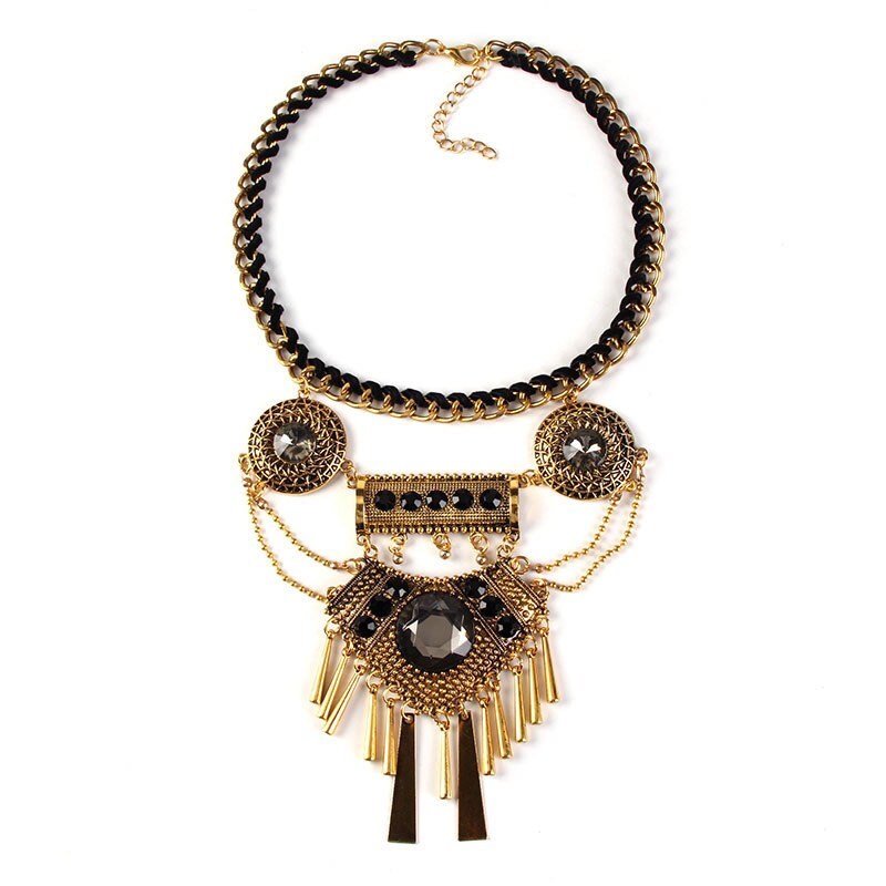 Bohemian Statement Necklace (Gold & Silver)