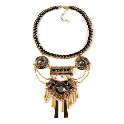 Bohemian Statement Necklace (Gold & Silver)