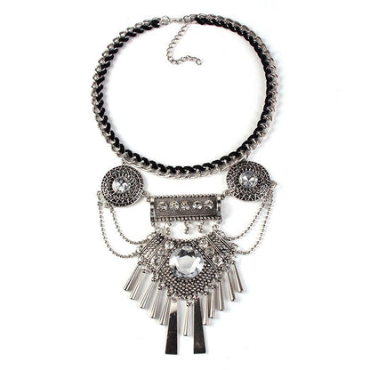 Bohemian Statement Necklace (Gold & Silver)