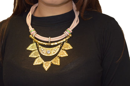 Trendy Tribal Statement Necklace