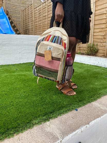 Handmade & Eco-Friendly Hemp Backpack