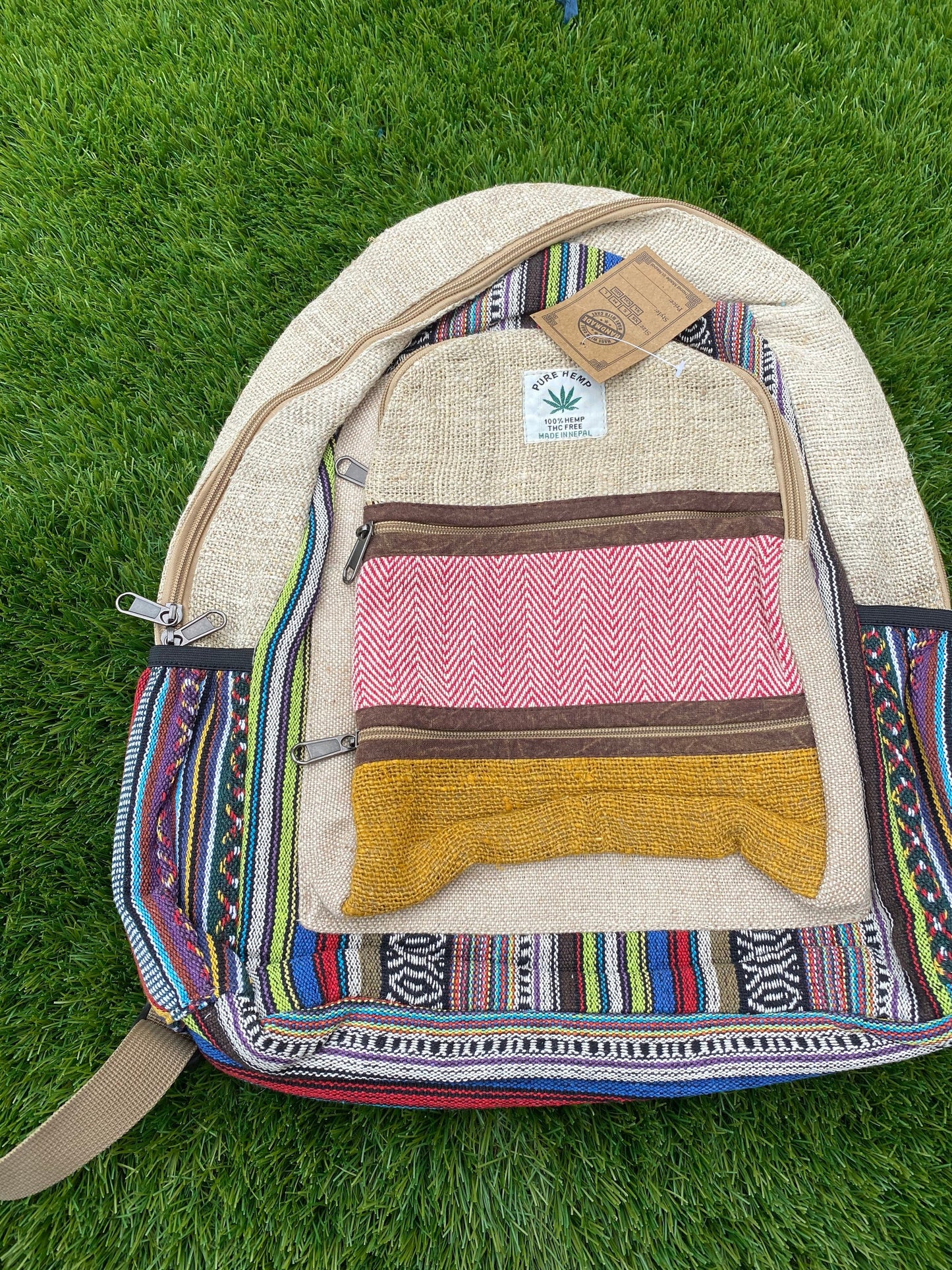 Handmade & Eco-Friendly Hemp Backpack