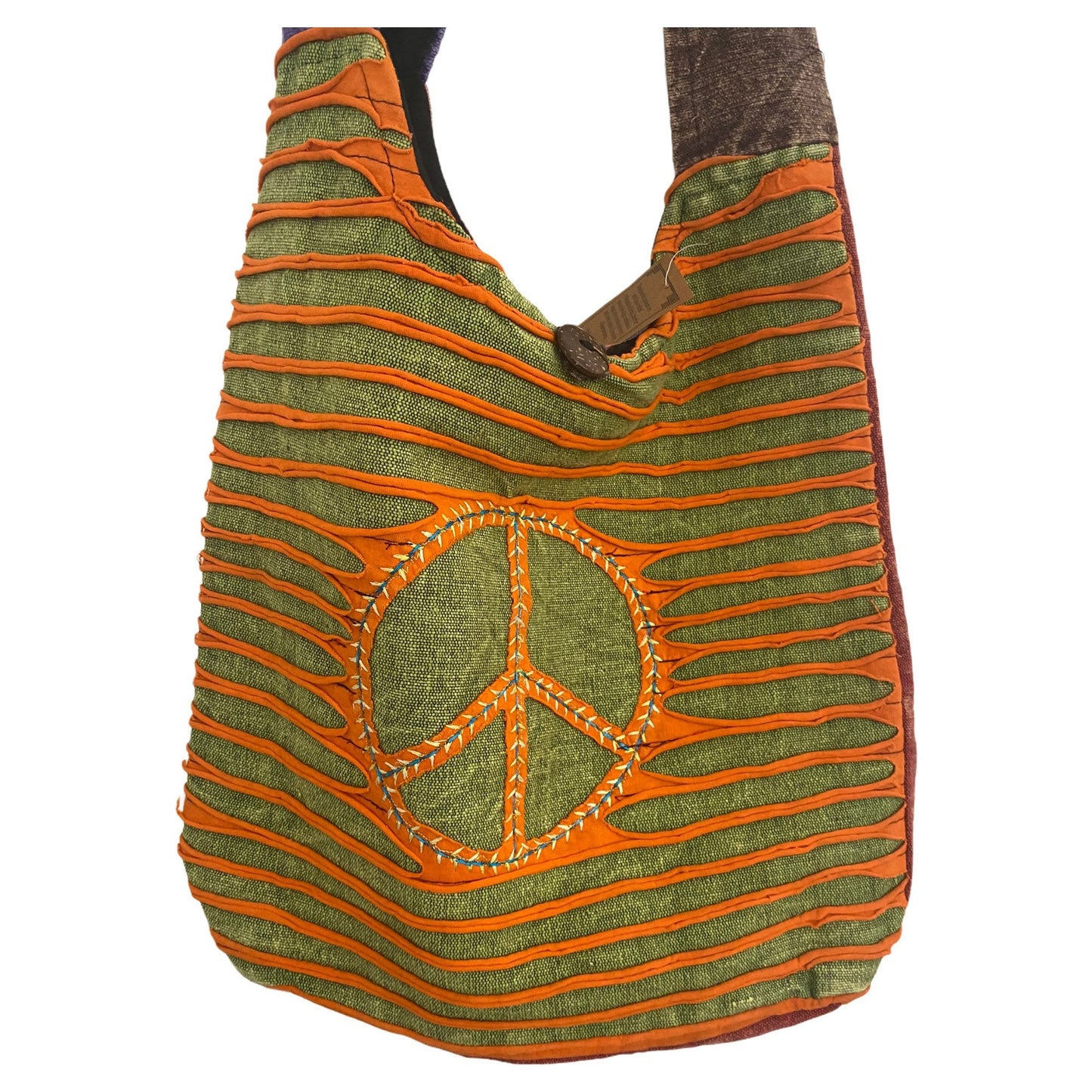 Hippie Boho Style Shoulder Bag (Multicolour)